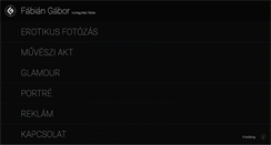Desktop Screenshot of fabiangabor.com
