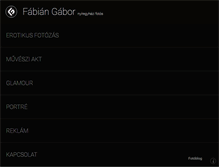 Tablet Screenshot of fabiangabor.com